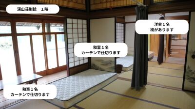 深山荘別館1階和室 深山荘別館1階和室